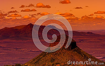 Valley of Desolation, Karoo, Camdeboo, South Africa panorama landscape Stock Photo