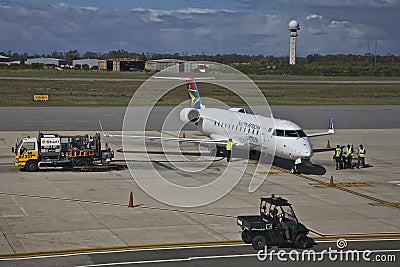 South African Airline plane Editorial Stock Photo