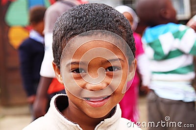 South African Child Editorial Stock Photo