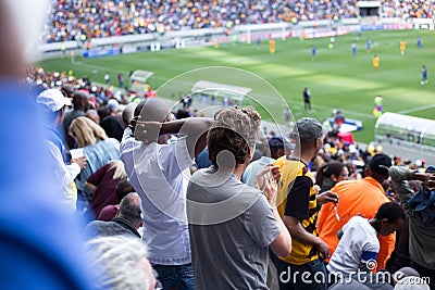 South African Football Fans Editorial Stock Photo