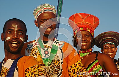 South African traditional people Editorial Stock Photo