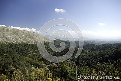 South albania mountains balkans Stock Photo