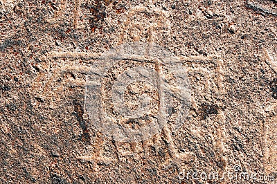 South America, Peru, Toro Muerto Petroglyphs Stock Photo