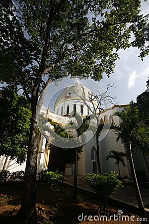 SOUTH AMERICA VENEZUELA ISLA MARGATITA PORLAMAR CATEDRAL Editorial Stock Photo