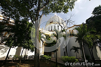 SOUTH AMERICA VENEZUELA ISLA MARGATITA PORLAMAR CATEDRAL Editorial Stock Photo