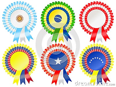 South American Rosettes Vector Illustration