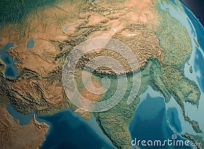 South Asia view Stock Photo