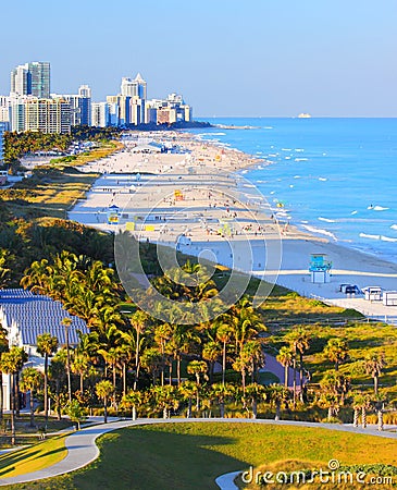 South Beach Miami Florida Stock Photo