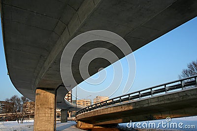 South bridge viaduct Stock Photo