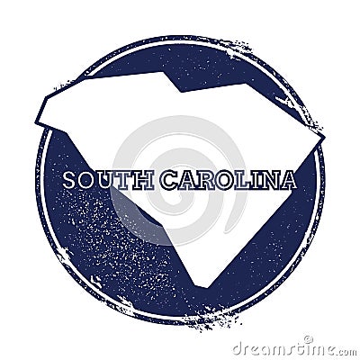 South Carolina vector map. Vector Illustration