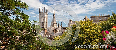 South Church with Kirk of St Nicholas in Aberdeen Stock Photo