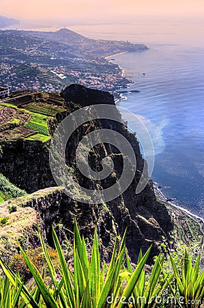 South coast of Madeira island Stock Photo