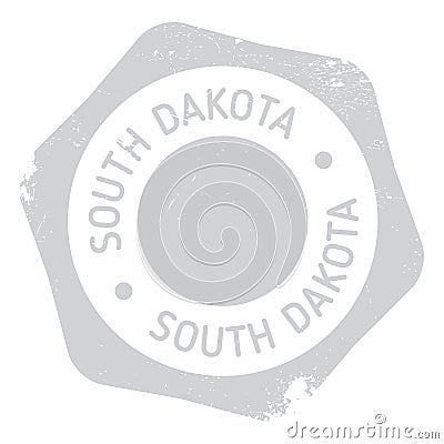 South Dakota rubber stamp Stock Photo