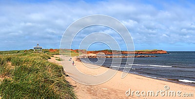 South dune in magdalen island Stock Photo