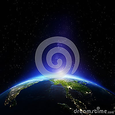 South East Asia night Stock Photo