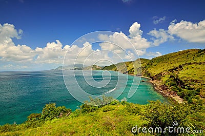 South East Peninsula to Basseterre 2 Stock Photo