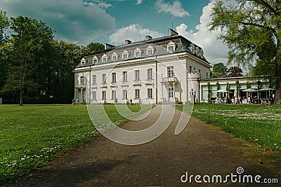 Palace in Radziejowice Stock Photo