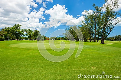 South Florida Golf Course Stock Photo