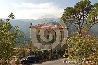 South france alpes house Stock Photo