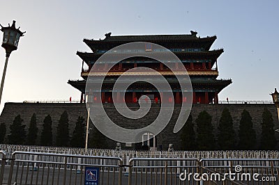 South Gate Tiananmen Square Stock Photo