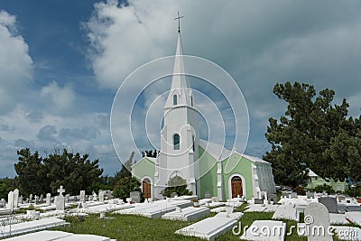 South Hampton, Bermuda, June 27, 2018 - Local church on the island of Bermuda Editorial Stock Photo