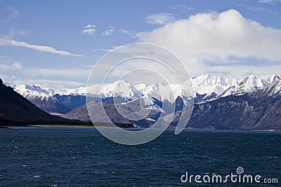 South Island Landscape, New Zealand Stock Photo