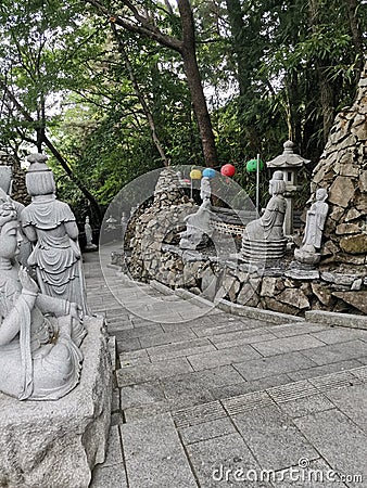 South korean buddhist temple Editorial Stock Photo