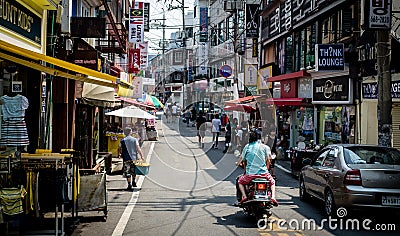 South Korean market Editorial Stock Photo