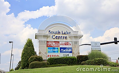 South Lake Centre Mall and Department Stores Editorial Stock Photo