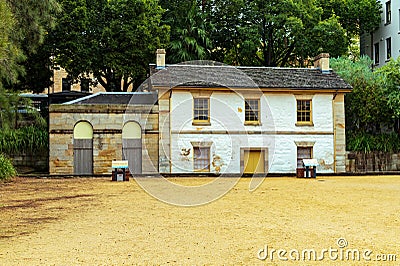 Cadmans Cottage, The Rocks, Sydney, New South Wales Editorial Stock Photo