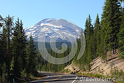 South sister mountain Stock Photo