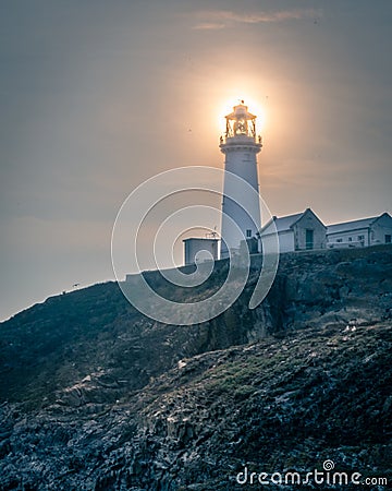 South Stack Lighthouse, Holyhead ,North Wales Stock Photo