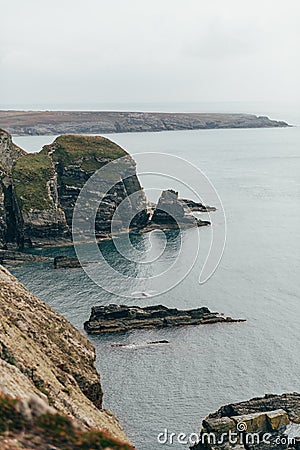 South Stack Lighthouse, Wales, Anglesey, UK Stock Photo