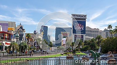 3 March 2019 - Las Vegas, Nevada - Las Vegas Strip Editorial Stock Photo