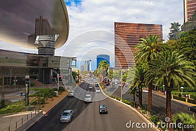 South strip Las Vegas Editorial Stock Photo