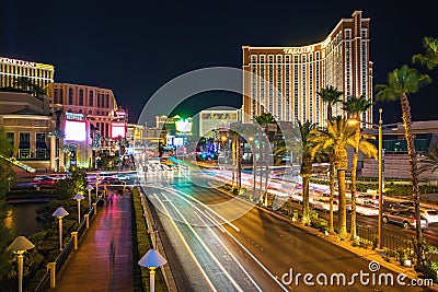 South strip Las Vegas Editorial Stock Photo