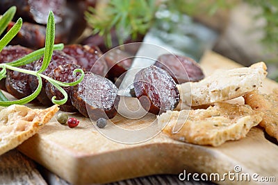 South Tyrolean snack Stock Photo