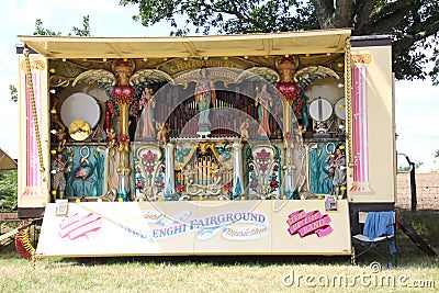 Steam Powered Fairground Organ Editorial Stock Photo