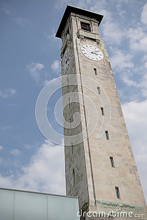 The Clock Tower, Southampton Civic Centre Editorial Stock Photo