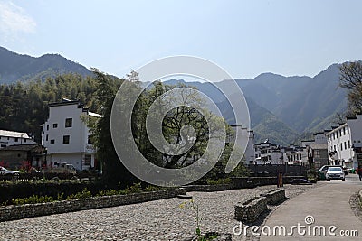 The southern Anhui mountain region is a beautiful place Editorial Stock Photo