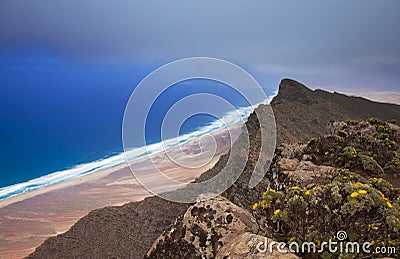 Southern Fuerteventura, Jandia Stock Photo