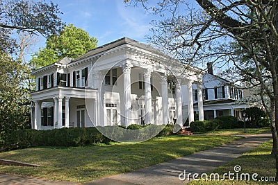 Southern Mansion Stock Photo