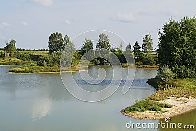 The southern shore of the Lake.-2 Stock Photo