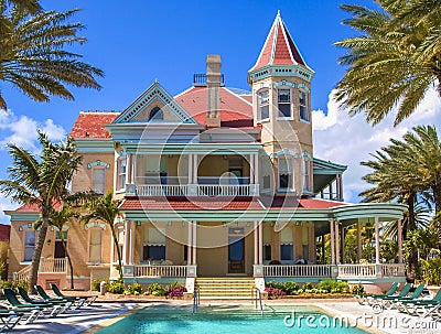 Southernmost House in Key West, Florida Stock Photo