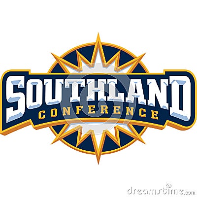 Southland conference sports logo Editorial Stock Photo