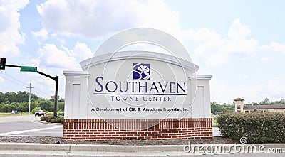 Southven Towne Center, Southaven, MS Editorial Stock Photo