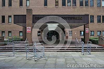 Southwark Crown Court London Editorial Stock Photo