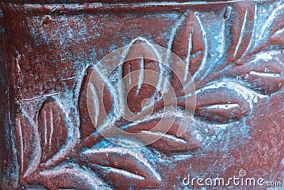 Southwest pottery details Stock Photo