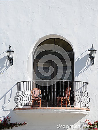 Southwest window Stock Photo