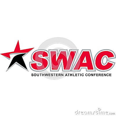 Southwestern athletic conference sports logo Editorial Stock Photo